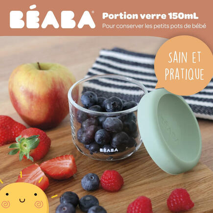 Portion Verre Vert Sauge 150ml BEABA - 3