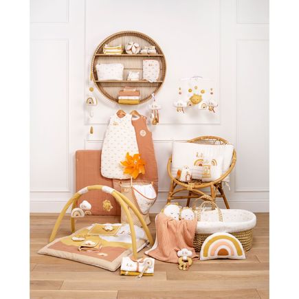 Couffin et son habillage Sunlight - Ocre SAUTHON Baby déco - 4