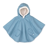 Poncho de voyage 9-36 mois - Bleu Imperméable