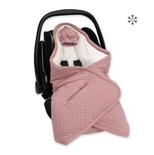 Nid d'ange Biside Hiver Rembourré Matelassé Rose