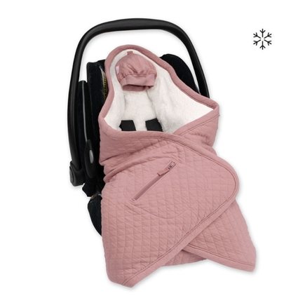 Nid d'ange Biside Hiver Rembourré Matelassé Rose BEMINI