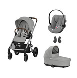 POUSSETTE TRIO Balios S Lux SLV + Cloud G I-Size + Nacelle Stone Grey