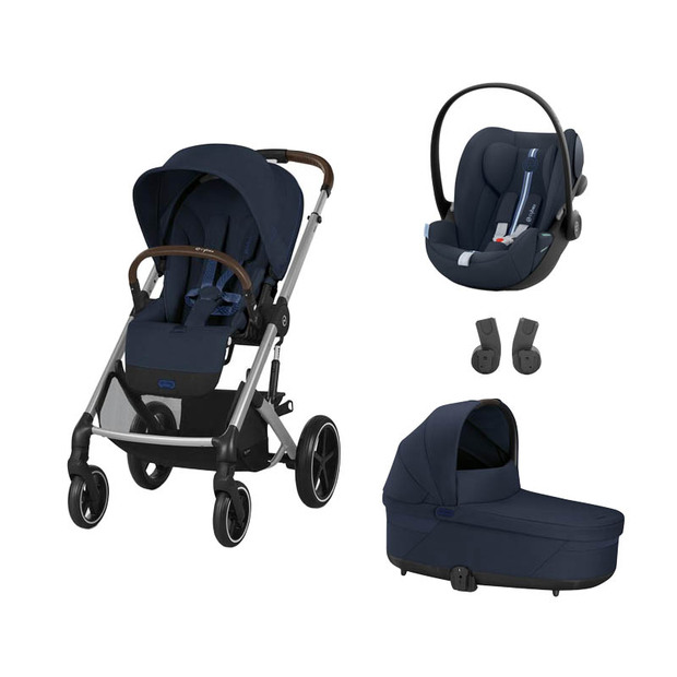 POUSSETTE TRIO Balios S Lux SLV + Cloud G I-Size + Nacelle Ocean Blue CYBEX