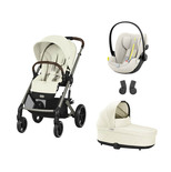 POUSSETTE TRIO Balios S Lux TPE + Cloud G I-Size + Nacelle Seashell Beige