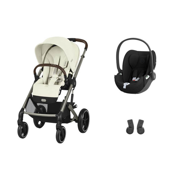 POUSSETTE DUO Balios S Lux TPE Seashell Beige + Cloud T I-Size Sepia Black CYBEX