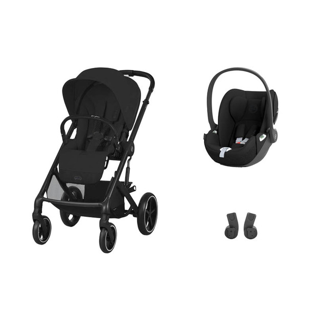 POUSSETTE DUO Balios S Lux BLK Moon Black + Cloud T I-Size Sepia Black CYBEX