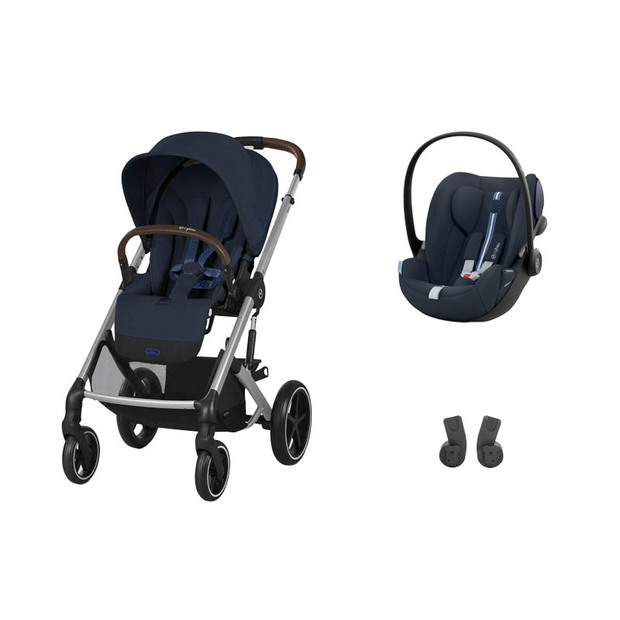 POUSSETTE DUO Balios S Lux SLV + Cloud G I-Size Plus Ocean Blue CYBEX