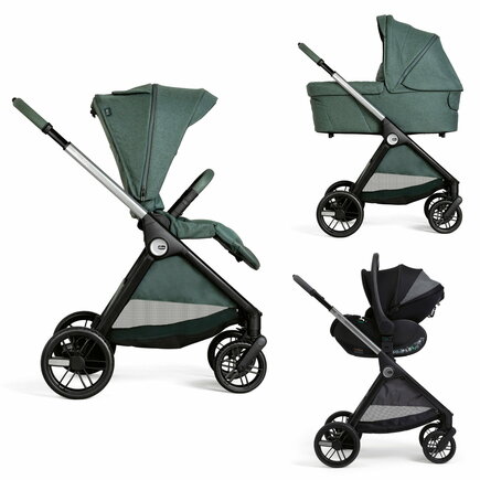 Poussette Trio Bellagio + Nacelle Flexi + Siège-auto First Seat Recline I-size Fir Tree CHICCO