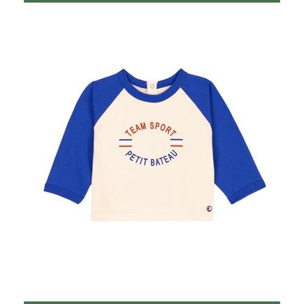 Sweatshirt y avalanche /calvin 12m PETIT BATEAU