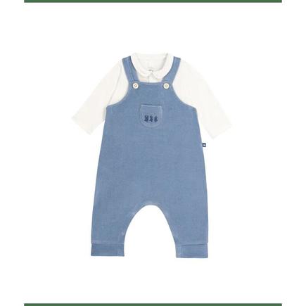 Ensemble salopette beach naissance PETIT BATEAU