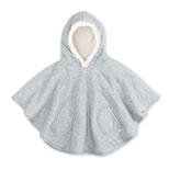 Poncho de voyage 9-36 mois - Jersey - Gris