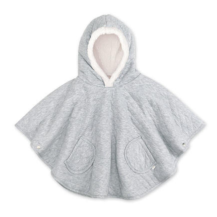 Poncho de voyage 9-36 mois - Jersey - Gris BEMINI