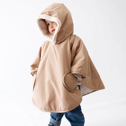 Poncho de voyage 9-36 mois - Beige Imperméable BEMINI - 2