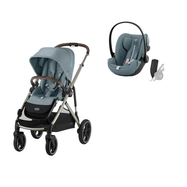 Poussette DUO Gazelle S TPE  + Cloud G Plus Stormy Blue CYBEX