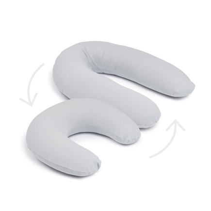 Coussin d'allaitement Twisty 2 en 1 - Pearl Grey BABYMOOV