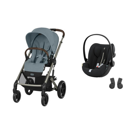 POUSSETTE DUO Balios S Lux Stormy Blue + Cloud G Plus Moon Black CYBEX