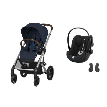 POUSSETTE DUO Balios S Lux Ocean Blue + Cloud G Plus Moon Black CYBEX