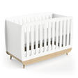 Lit bébé 60x120cm FIRMIANA Blanc CBA Meubles