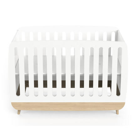 Lit bébé 60x120cm FIRMIANA Blanc CBA Meubles - 4