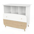 Commode 2 tiroirs 3 niches FIRMIANA Blanc CBA Meubles - 4