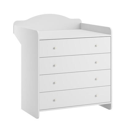 Commode avec plan à langer MEGEVE Blanc VOX - 2