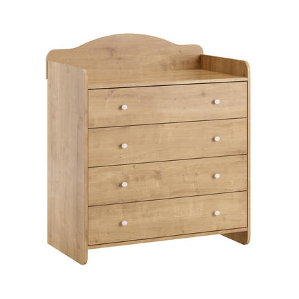 Commode avec plan à langer MEGEVE Chêne VOX