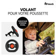 Volant pour poussette Noir HAUCK - 7