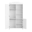 Armoire 2 portes MEGEVE Blanc VOX - 2