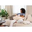 Coussin d'allaitement Twisty 2 en 1 - Petals latte BABYMOOV