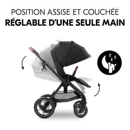 Poussette DUO Comfort N Care - Noir HAUCK - 6