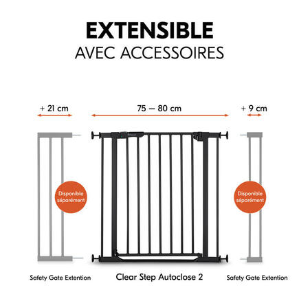 Barrière de sécurité Autoclose 2 - Black HAUCK - 11