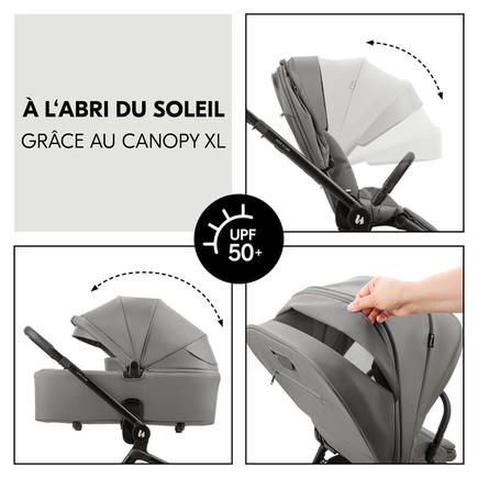 Poussette DUO Move N Care - Gris Foncé HAUCK - 10