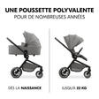 Poussette DUO Move N Care - Gris Foncé HAUCK - 18