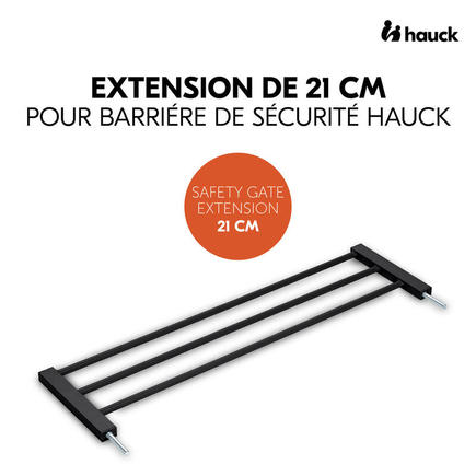 Safety Gate Extension 21 cm Black HAUCK - 3