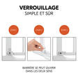 Barrière de sécurité Autoclose 2 - Blanc HAUCK - 3