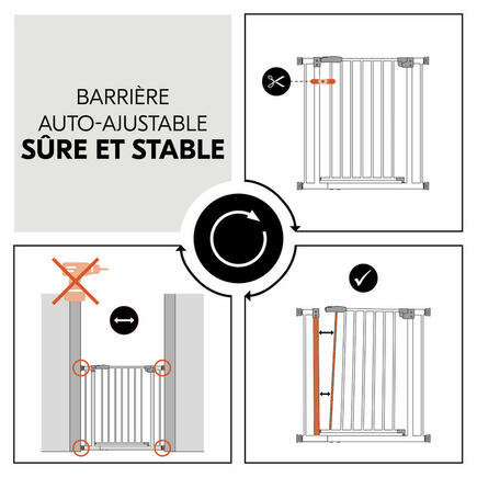 Barrière de sécurité Autoclose 2 - Blanc HAUCK - 9