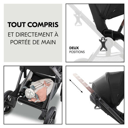 Poussette DUO Comfort N Care - Noir HAUCK - 12