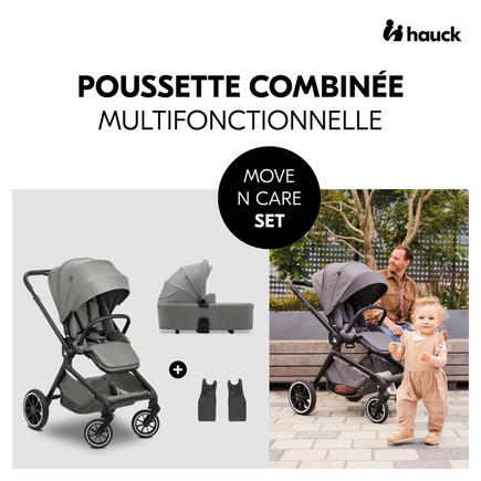 Poussette DUO Move N Care - Gris Foncé HAUCK - 6