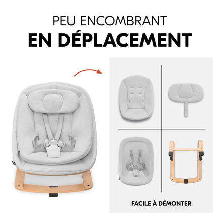 Transat Highchair Bouncer Eco - Gris clair  HAUCK - 12