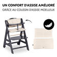 Chaise haute Beta + Gris foncé HAUCK - 5