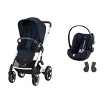 Poussette Duo Talos S Lux SLV Ocean Blue +  CLOUD G i-Size Plus Ocean Blue