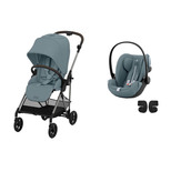 Poussette Duo Melio 4 TPE - Stormy Blue +  CLOUD G i-Size Plus Stormy Blue