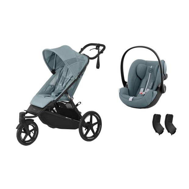 Poussette DUO Avi Spin Stormy blue + CLOUD G i-Size Plus Stormy blue CYBEX