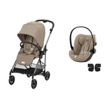 Poussette Duo Melio 4 TPE Almond Beige +  CLOUD G i-Size Plus Almond Beige