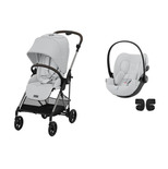 Poussette Duo Melio 4 TPE Fog Grey +  CLOUD G i-Size Fog Grey