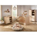 Chambre trio lit 120x60 commode armoire Charlie Crème + PAL OFFERT