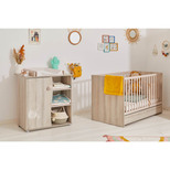 Chambre duo Lit 70x140 + commode FOREST + PAL OFFERT