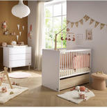 Chambre DUO PALOMA Lit 60x120 Commode + PAL offert   