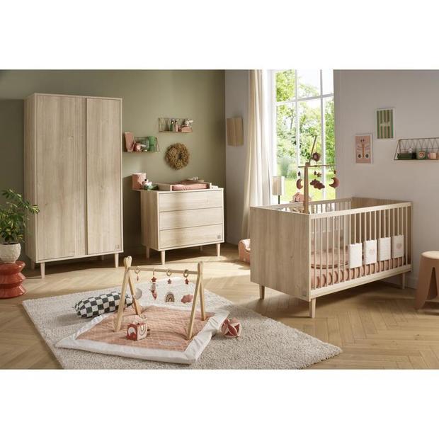 Chambre TRIO PALOMA BOIS Lit 70x140 + Commode + Armoire + PAL offert    SAUTHON