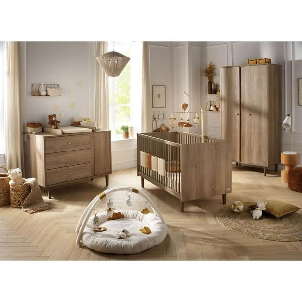 Chambre TRIO MOKKA Lit 70x140 + Commode + Armoire + PAL offert SAUTHON